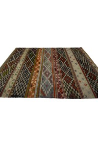 Turkish Striped Kilim Rug 6x9 Feet  189,282 - Turkish Kilim Rug  $i