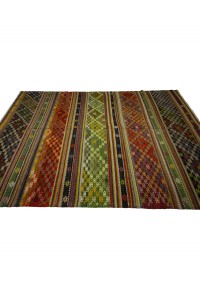 Turkish Striped Kilim Rug 6x9 Feet  193,272 - Turkish Kilim Rug  $i