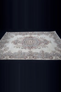 Turkish Vintage Oushak Rug 4x7 Feet 115,205 - Oushak Rug  $i