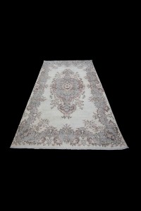 Turkish Vintage Oushak Rug 4x7 Feet 115,205 - Oushak Rug  $i