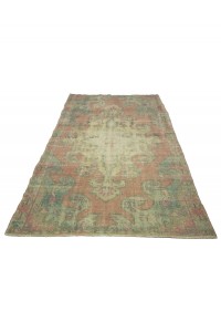 Turkish Vintage Rug 4x7 Feet 124,213 - Oushak Rug  $i