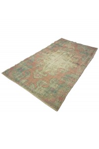 Turkish Vintage Rug 4x7 Feet 124,213 - Oushak Rug  $i