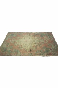 Turkish Vintage Rug 4x7 Feet 124,213 - Oushak Rug  $i