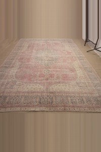 Village Motif Turkish Rug 9x12 270,370 - Oushak Rug  $i