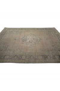 Vintage Faded Oushak Rug 7x9 Feet 198,284 - Oushak Rug  $i