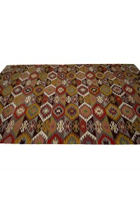 Vintage Kilim Rug 6x12 Feet 189,354 - Turkish Kilim Rug  $i