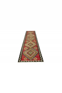 Vintage Kilim Rug Runner 3x12 Feet 96,351 - Turkish Rug Runner  $i