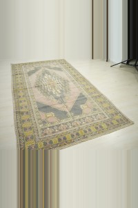 Vintage Oushak Rug 5x9 154,280 - Oushak Rug  $i