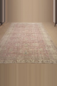 Vintage Oushak Rug 7x10 216,314 - Oushak Rug  $i