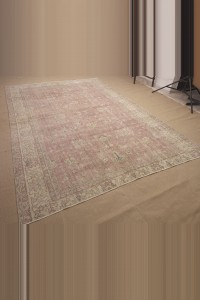 Vintage Oushak Rug 7x10 216,314 - Oushak Rug  $i