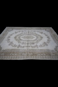 White Gray Oushak Rug 7x10 Feet 214,316 - Oushak Rug  $i