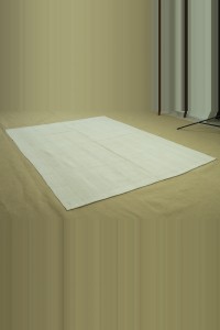 White Hemp Rug 5x7 Feet 160,216 - Turkish Hemp Rug  $i