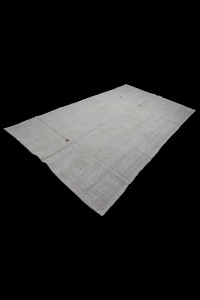 White Turkish Hemp Rug 6x9 Feet 167,285 - Turkish Hemp Rug  $i