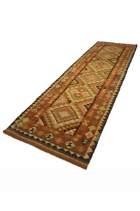 Wide Turkish Kilim Rug Runner 4x11 Feet 108,330 - Turkish Rug Runner  $i