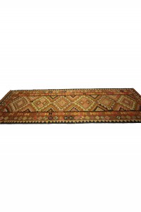 Wide Turkish Kilim Rug Runner 4x11 Feet 108,330 - Turkish Rug Runner  $i