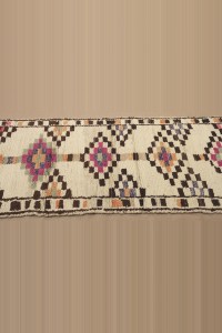 Wool Herki Rug Runner 80,333 - Turkish Rug Runner  $i