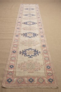 Wool Oushak Rug Runner,3x12 75,365 - Turkish Rug Runner  $i