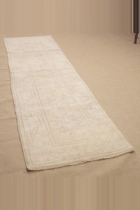 Wool Oushak Rug Runner,3x8 77,268 - Turkish Rug Runner  $i