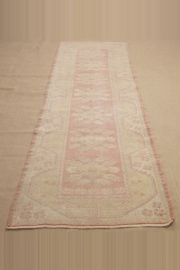 Wool Oushak Rug Runner 3x9 78,277 - Turkish Rug Runner  $i